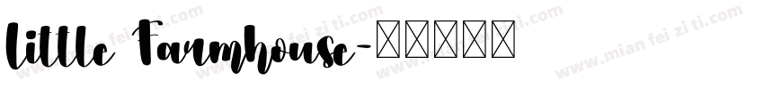 Little Farmhouse字体转换